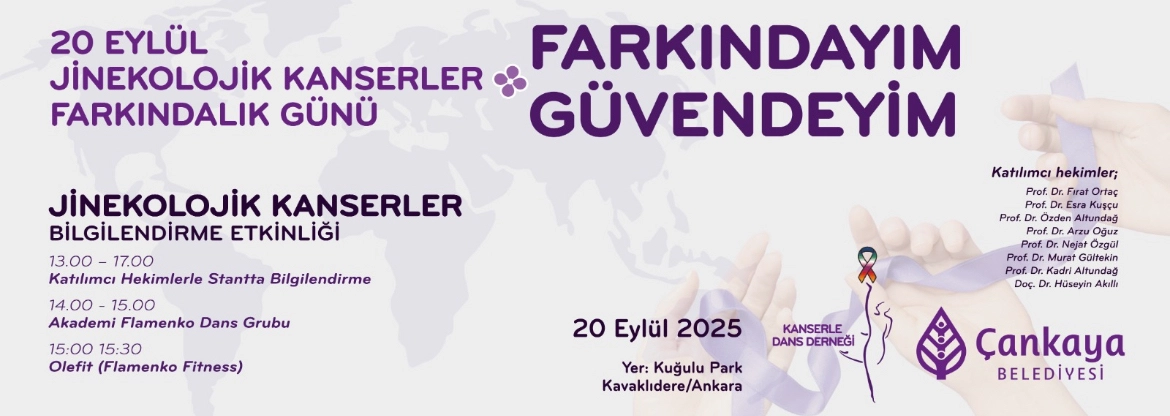 Çanlaya’da “Farkındayım, Güvendeyim” etkinlikleri Kuğulupark’ta