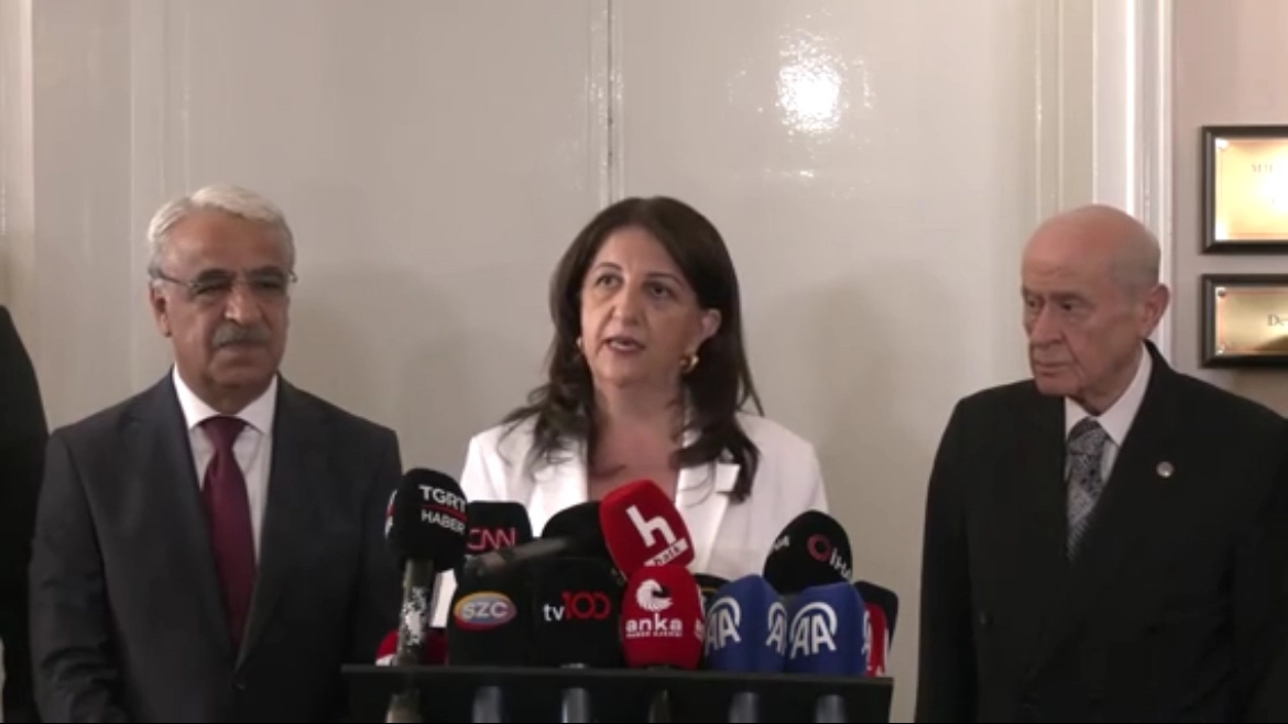 DEM Parti İmralı Heyeti Devlet Bahçeli’yle görüştü