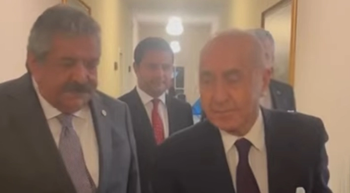  Hikmet Çetin TBMM’de Feti Yıldız’la görüştü