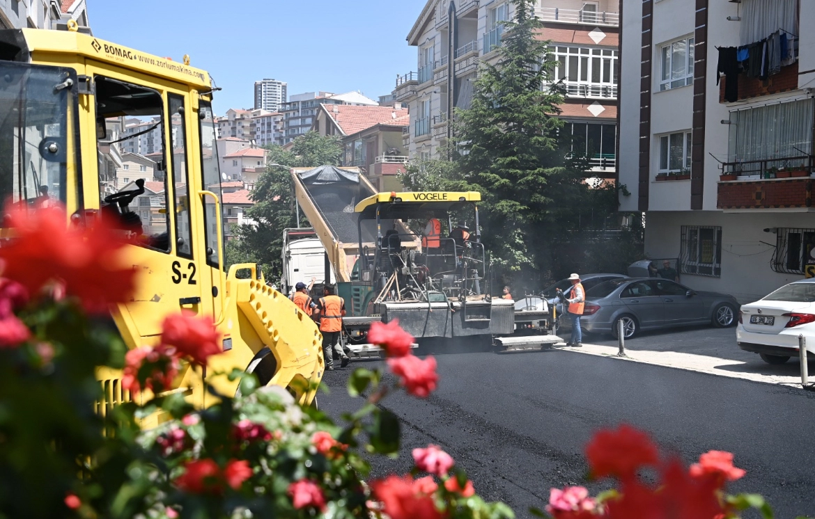 Mamak’ın yolları yenileniyor
