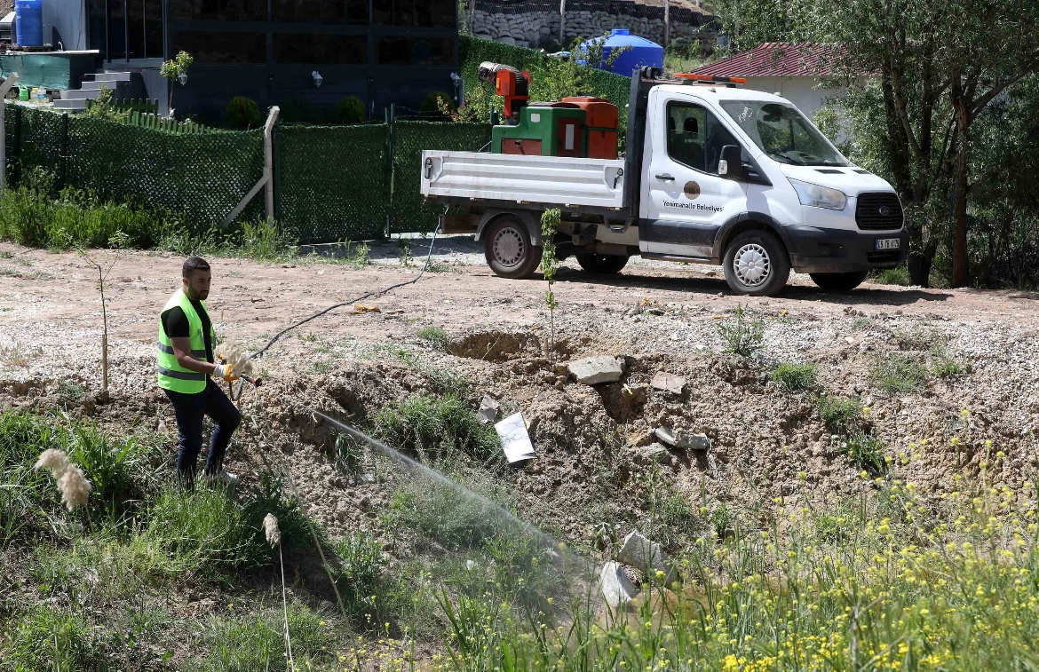 Yenimahalle’de larva mücadelesi başladı